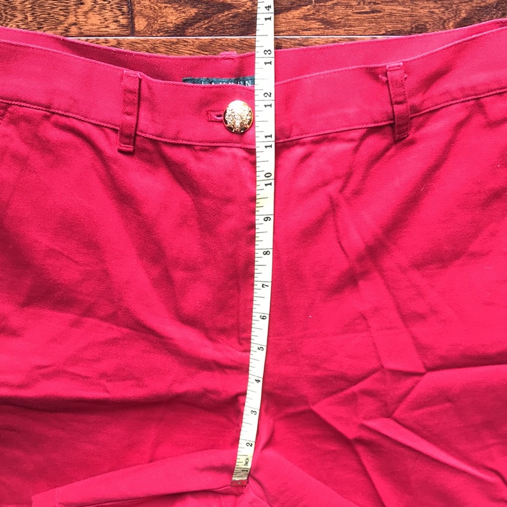 Lauren Ralph Lauren Vintage High Waist Shorts Red Women’s 12 - Picture 11 of 11